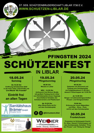 Schützenfestplakat 2024