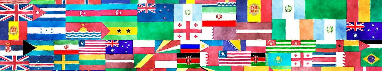 verschiedene Länderflaggen