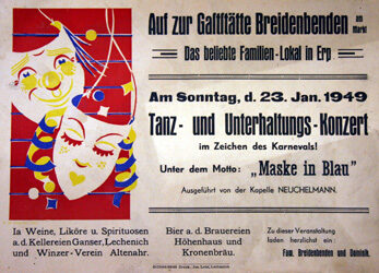 Historisches Plakat zum Konzert 1949