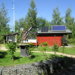 Solarhütte im Umweltzentrum