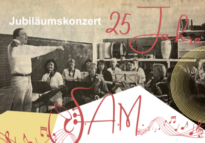 Plakat Jubiläumskonzert S.A.M. Big Band